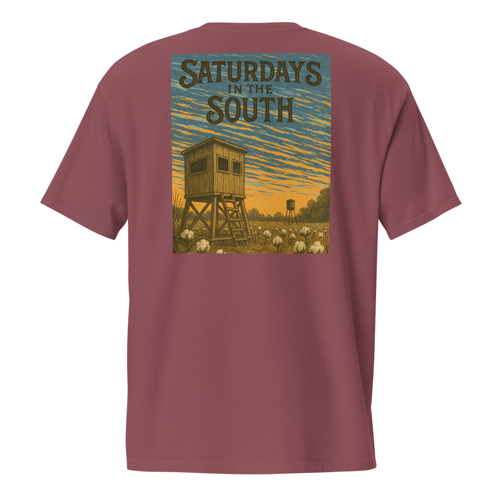 Saturdays in the South Pocket Tee