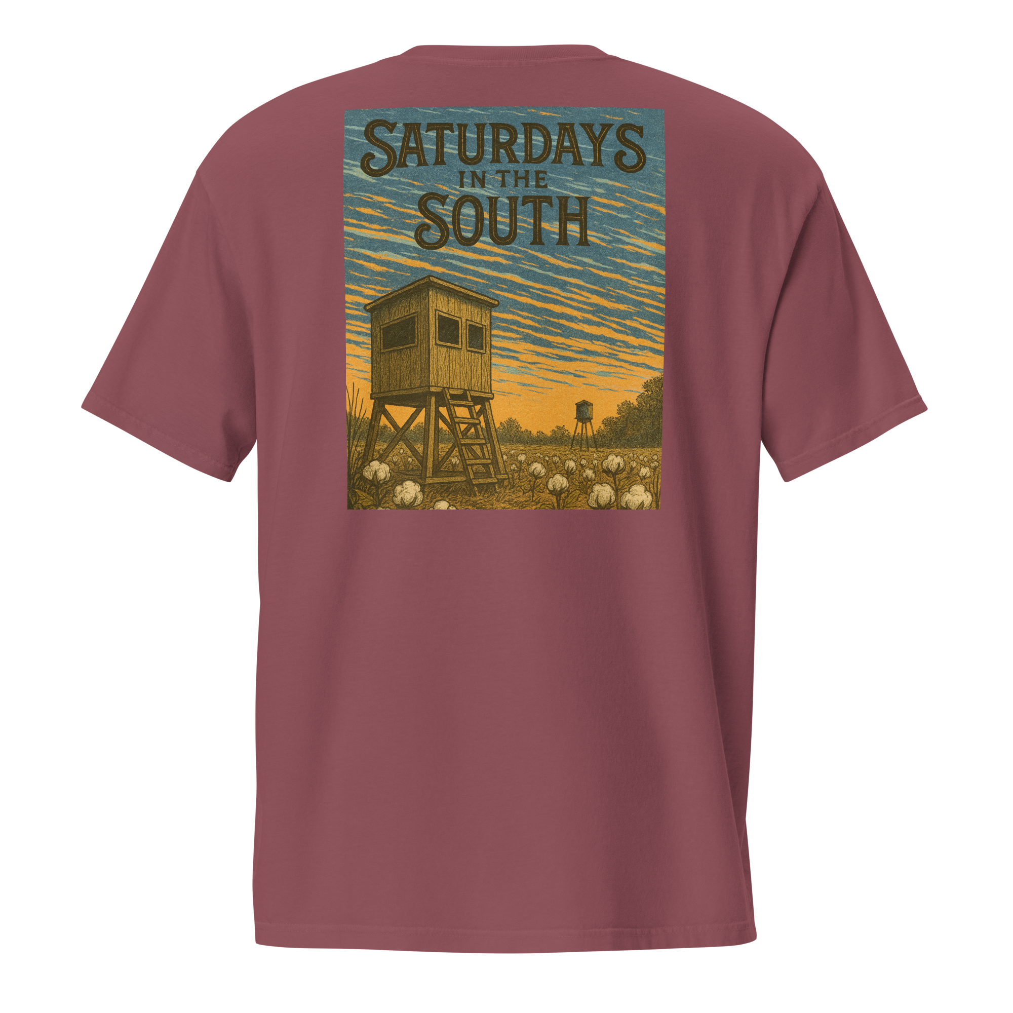 Saturdays in the South Pocket Tee
