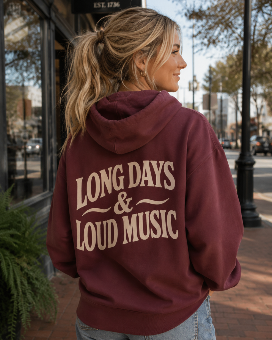 The Long Days & Loud Music Hoodie